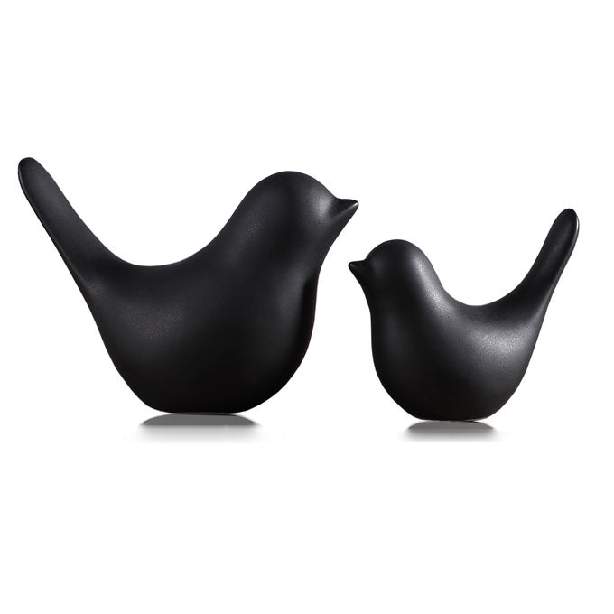 SMALL ANIMAL STATUES HOME DECOR MODERN STYLE BLACK DECORATIVE ORNAMENTS FOR LIVING ROOM BEDROOM OFFICE DESKTOP CABINETS