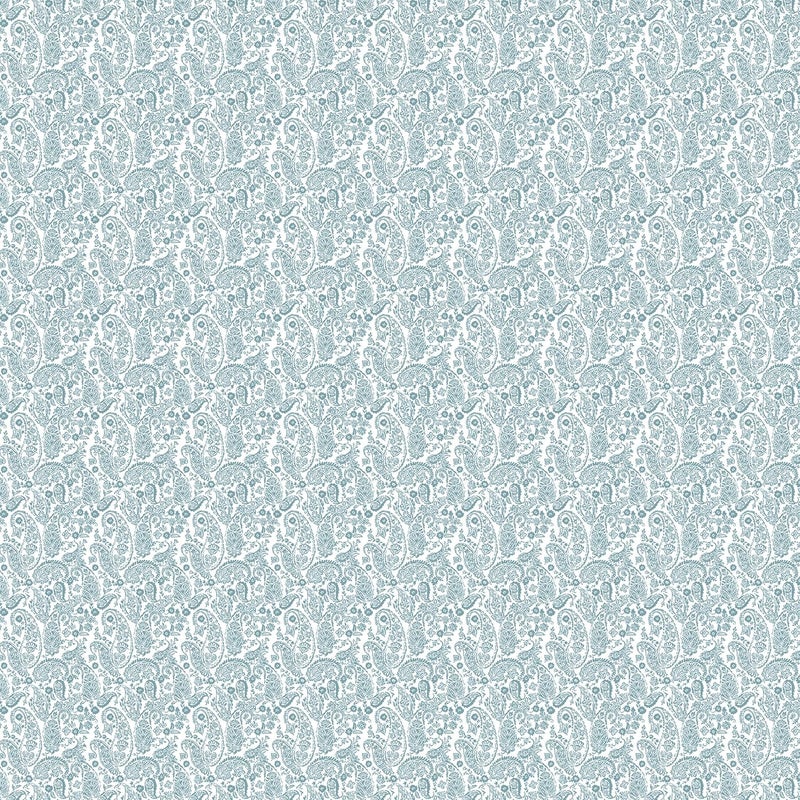 APALA Super Soft Cotton Paisley diwan Set for Living Room, diwan Set 6 Pieces One Single Bedsheet with 3 Cushion Cover,2 Bolster (White(Aqua Print)) - Image 4