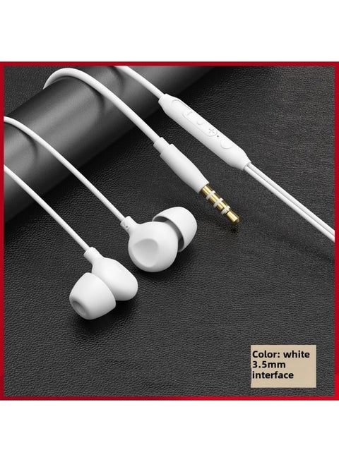 1 Soundproof Side Sleep In-ear Headphones TYPE-C Digital Fully Compatible Noise Reduction 3.5MM Silicone Sleep Headphones With Wheat-color:KC68 Sleep Ears White Bag  Sound Insulation And Noise Reduction★No Pain When Worn For A Long Time★Wire Control With Microphone