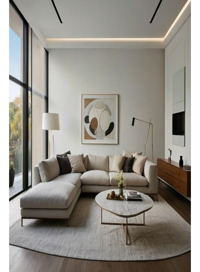 كوالا كنب زاوية اوف وايت - 300x300x85 سم