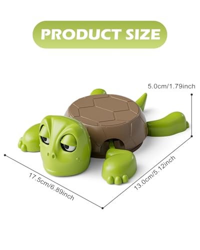 Rumexeng Turtle Coaster, 3D Printed Funny Tea Coasters with Interactive Expression, Turtle Cup Holder, Insulated Drink Mat for Coffee and Wine Glasses, Home Decor and Kitchen Accessories - Image 4