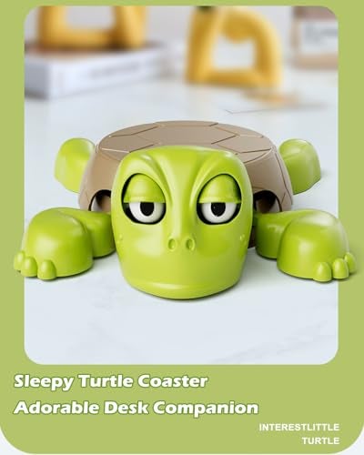Rumexeng Turtle Coaster, 3D Printed Funny Tea Coasters with Interactive Expression, Turtle Cup Holder, Insulated Drink Mat for Coffee and Wine Glasses, Home Decor and Kitchen Accessories - Image 5