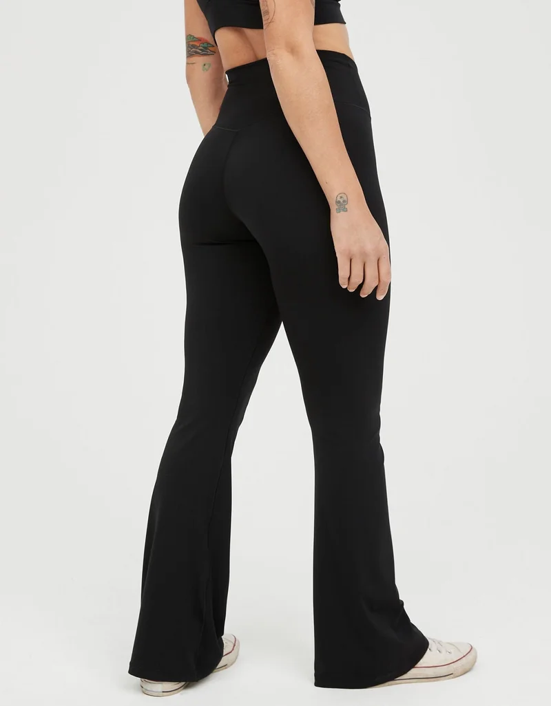 Aerie  OFFLINE By Aerie Real Me High Waisted Crossover Flare Legging for Women | Best Price UAE