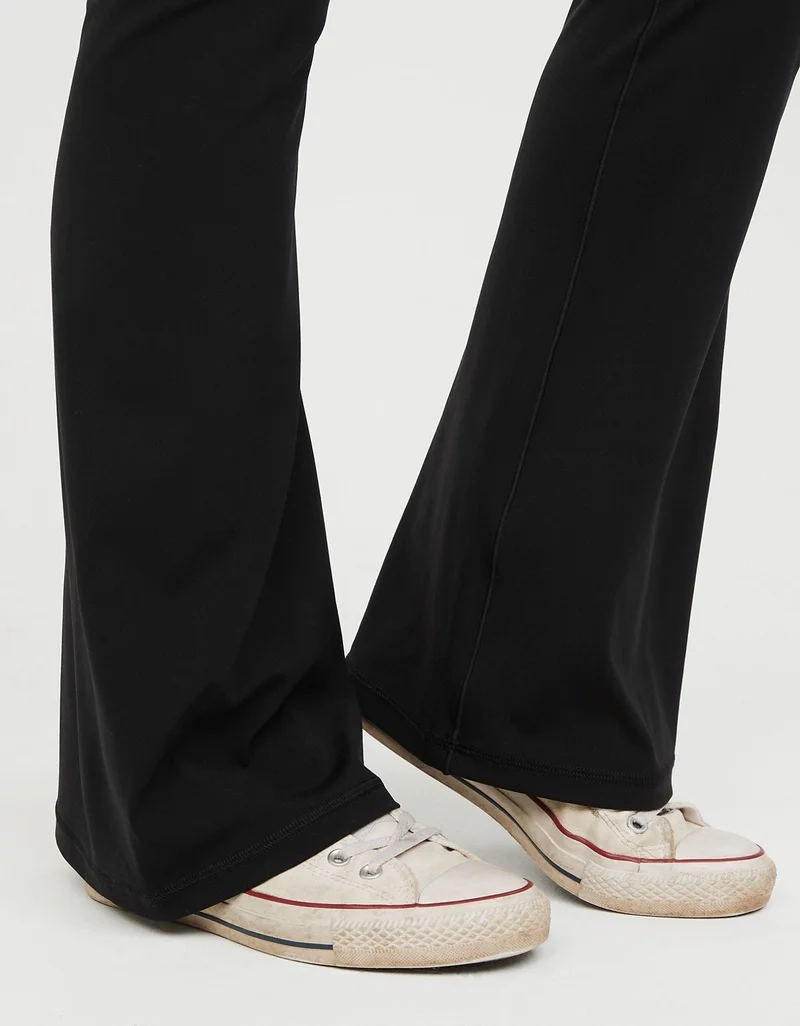 Aerie  OFFLINE By Aerie Real Me High Waisted Crossover Flare Legging for Women | Best Price UAE