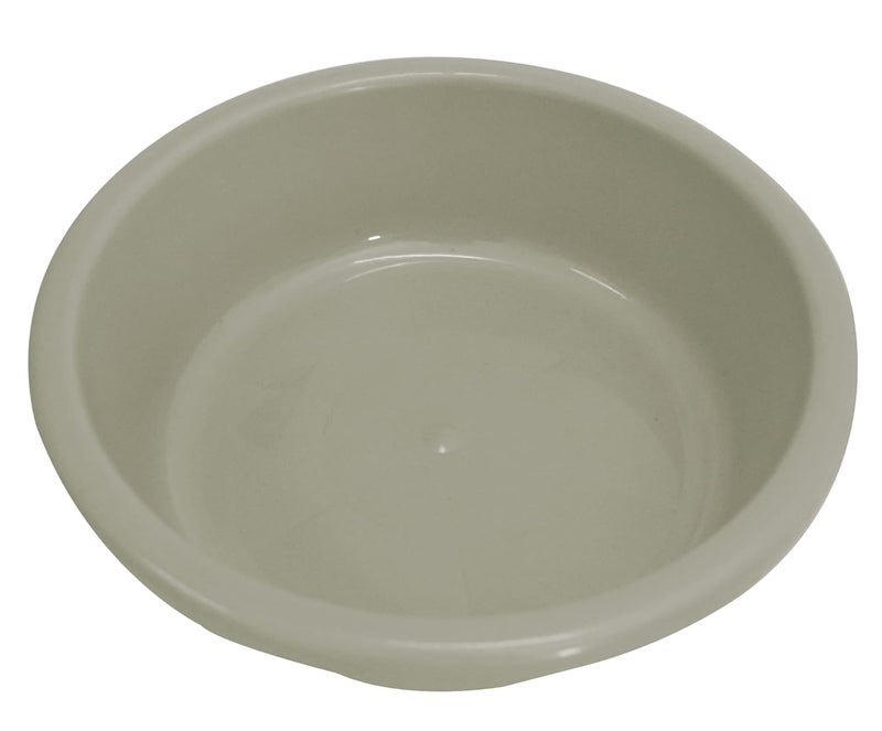 Kuber Industries Multiuses Unbreakable Plastic Knead Dough Basket/Basin Bowl For Home & Kitchen 6 Ltr- Pack of 2 (White & Grey) - Image 3