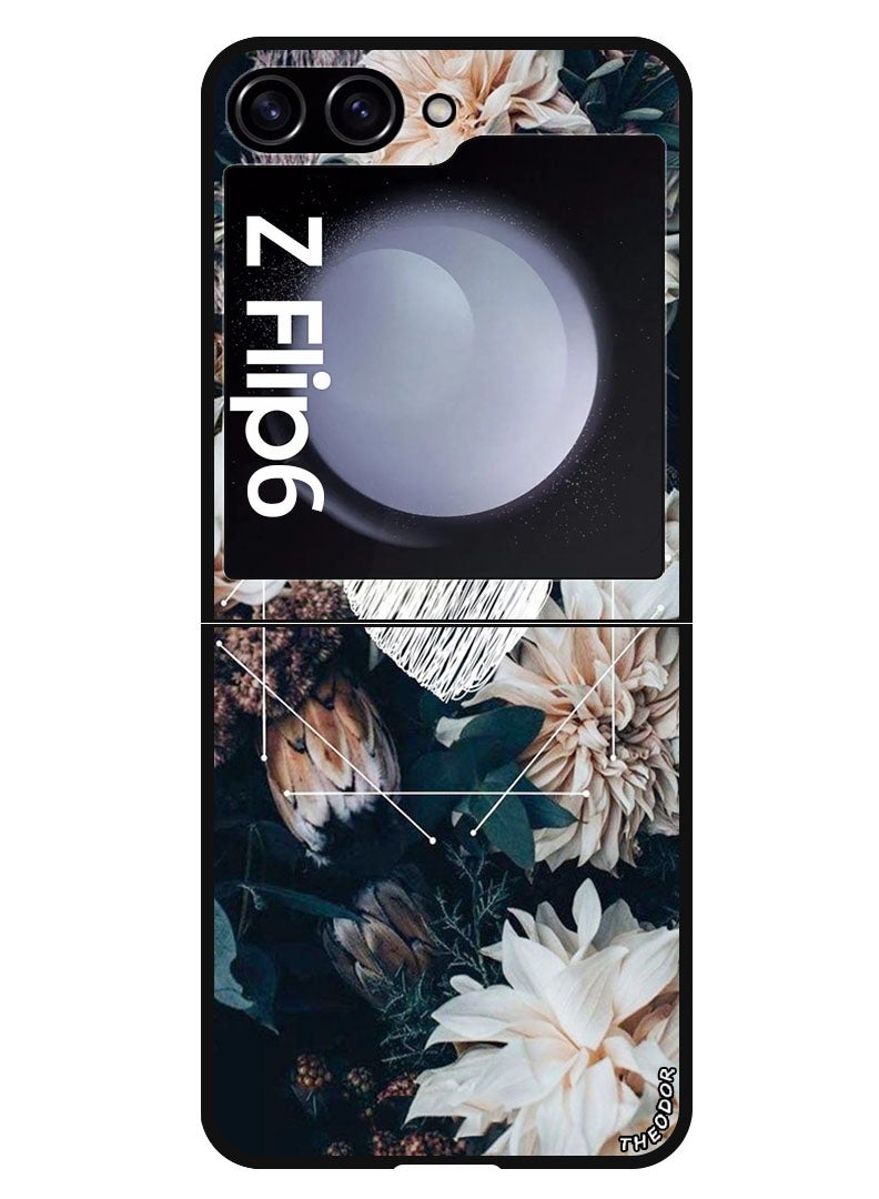 Theodor Protective Case Anti Scratch Shock Proof Bumper Cover For Samsung Galaxy Z Flip 6 Heart In Center - Image 1