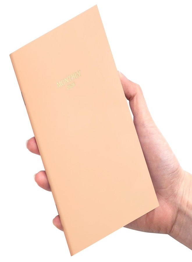 LOAPEM 2026 Planner, Monthly, 3.8" x 6.5", Pocket Size, January 2026 - December 2026, Organizer Daily & Yearly Schedule for Work, School & Women - Pink - Image 1
