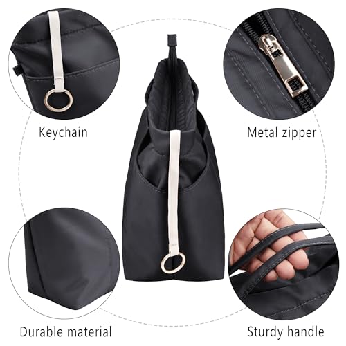Vercord Purse Insert Organizers for Tote Handbag Bag in Bag with Zipper Liner Bag Organizer for Women 14 pockets - Image 4
