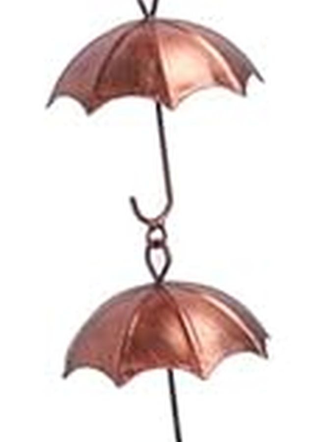 سلسلة مطر الحديد 8 أكواب 3 28 قدم مزراب مزخرف لشرفة الحديقة - Image 2