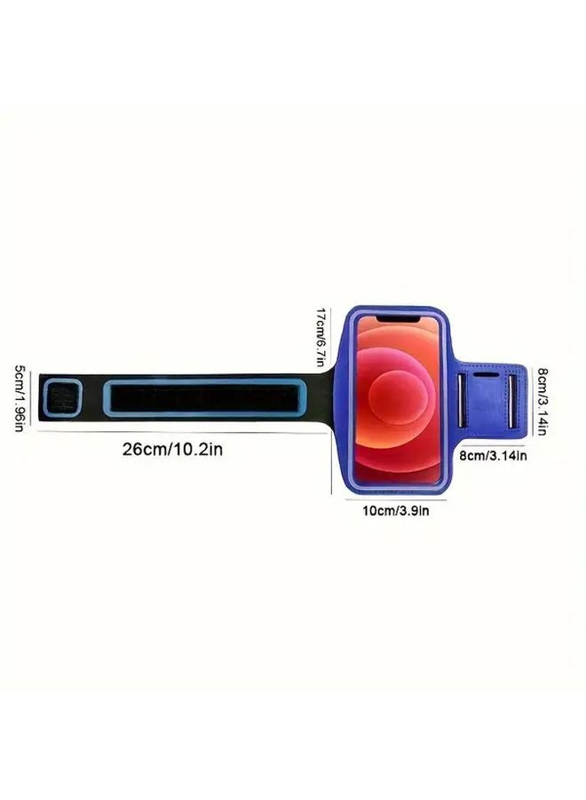 حامل هاتف رياضي قابل للتعديل سوار ذراع أسود لآيفون 16 15 14 13 برو ماكس - Image 3