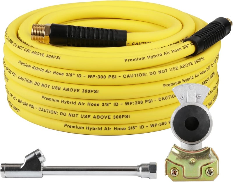 TIROL Truck Tire Inflator Kit with 50 ft Hybrid Air Hose - Image 1