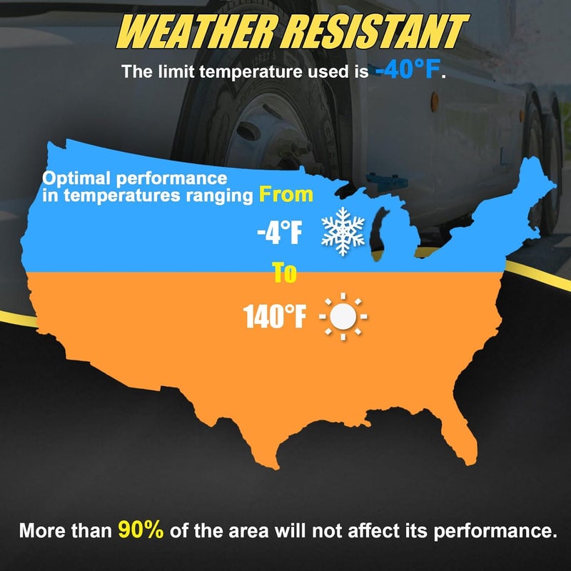 TIROL Truck Tire Inflator Kit with 50 ft Hybrid Air Hose - Image 4