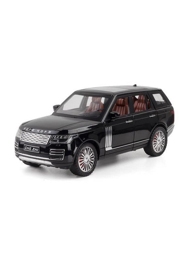 LONGMIRE Metal Pull Back Diecast Car Pull Back Car Model with Sound Light Boys Gifts Toys for Kids Pack of 1, Multicolor (Land Rover Defender) - Image 4