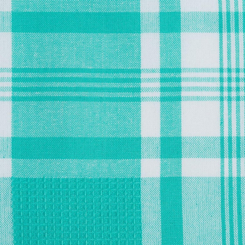 DII Everyday Collection Foodie Kitchen Set, Dishtowel & Dishcloth, Teal, 5 Piece - Image 5