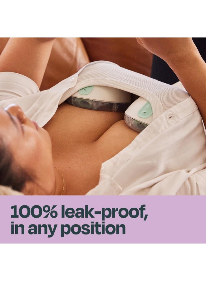 Willow ويلو 360 - مضخة رضاعة قابلة للارتداء - مضخة رضاعة بدون استخدام اليدين - المضخة القابلة للارتداء الوحيدة المقاومة للتسرب - 7 مستويات من قوة الشفط بمستوى المستشفى، متوافقة مع التطبيق - Image 3