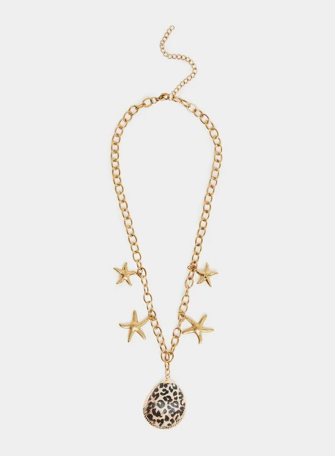 Styli Starfish Charm Pendant Necklace