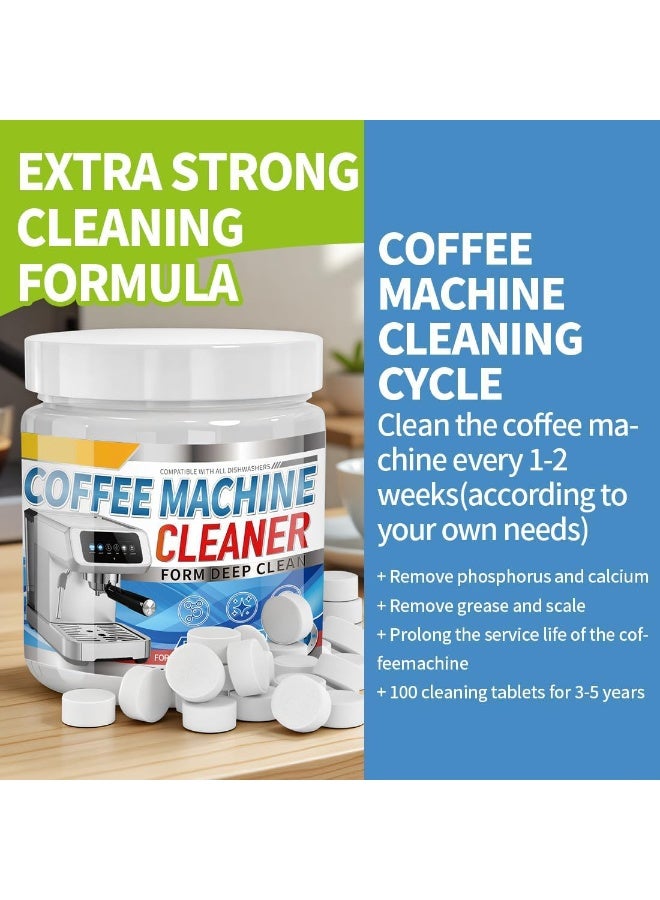 100 Count Coffee Machine Cleaning Products – Descaler & Deodorizer for All Coffee Makers and Espresso Machines, Individually Wrapped - Image 3