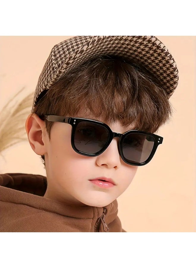 SCENT HOUSE 1 Set of Youngsters's Fashion Square Glasses, Classic Style for Boys and Girls, Perfect for Casual Attire Holiday Gifts (Includes eyeglass case),sunglasses - Image 3