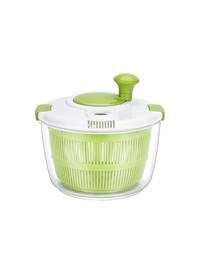 Generic 5L Salad Spinner with Easy-Clean Design –  for Fresh, Crispy Vegetables and Fruits, Dishwasher Safe  - Image 1