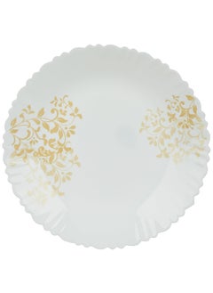 LARAH BY BOROSIL Larah by Borosil Ingot Fluted Series Opalware Dinner Set | 23 Pieces for Family of 6 | Microwave & Dishwasher Safe | Bone-Ash Free | Crockery Set for Dining & Gifting | Plates & Bowls | White  - Image 3
