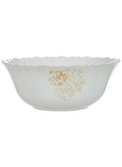 LARAH BY BOROSIL Larah by Borosil Ingot Fluted Series Opalware Dinner Set | 23 Pieces for Family of 6 | Microwave & Dishwasher Safe | Bone-Ash Free | Crockery Set for Dining & Gifting | Plates & Bowls | White  - Image 5