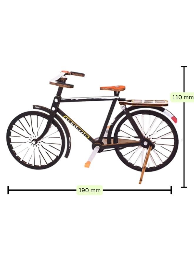 Fatio STEM Toy, Wooden Bicycle, Montessori, DIY 3D Puzzle, Eco-Friendly Handmade Educational Toy - Image 3