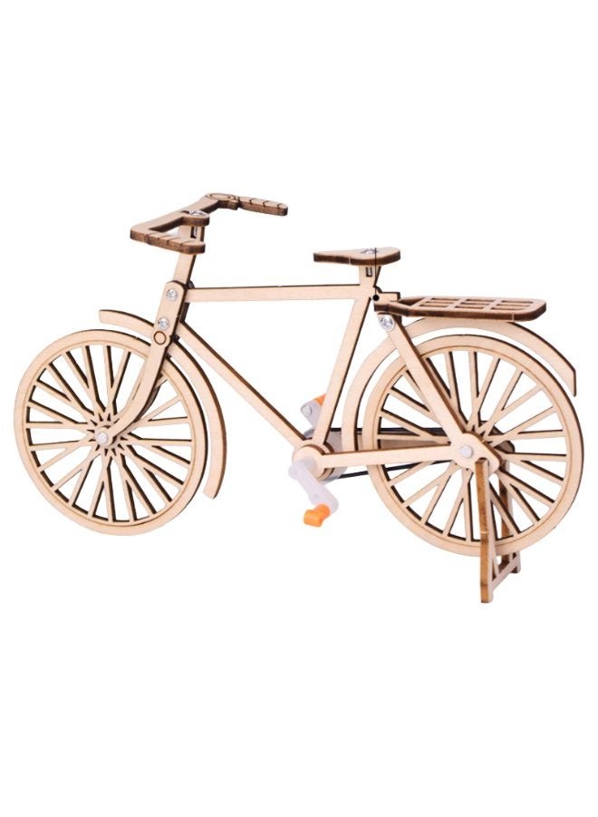 Fatio STEM Toy, Wooden Bicycle, Montessori, DIY 3D Puzzle, Eco-Friendly Handmade Educational Toy - Image 2