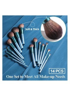 14PCS Makeup Brush Set Premium Synthetic Professional Makeup Brushes, Foundation Powder Blending Concealer Eye Shadows Blush Makeup Brush Kit (Deep Starry Blue) - pzsku/Z4D389650ABF0918825A6Z/45/_/1731636446/20d37c8c-b234-4bdd-a3af-a4e7248e764c