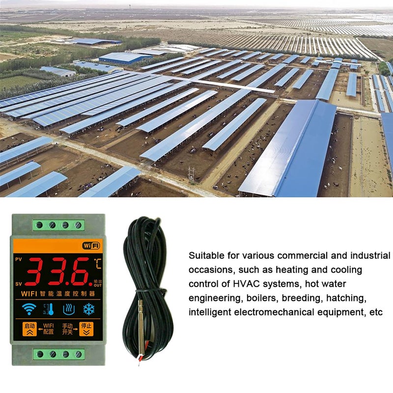 WIFI Temperature Controller Timing Setting Mobilephone Tuya APP Remotely Control with Limit Alarm Function - Image 3