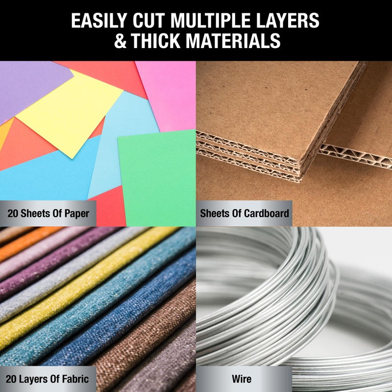 Titan Industrial Grade Heavy Duty Scissors Multipurpose Shears for Sewing and Crafting Durable Easy to Use Stainless Steel Blades with Comfortable Handles for Reliable Precision Cutting - Image 5