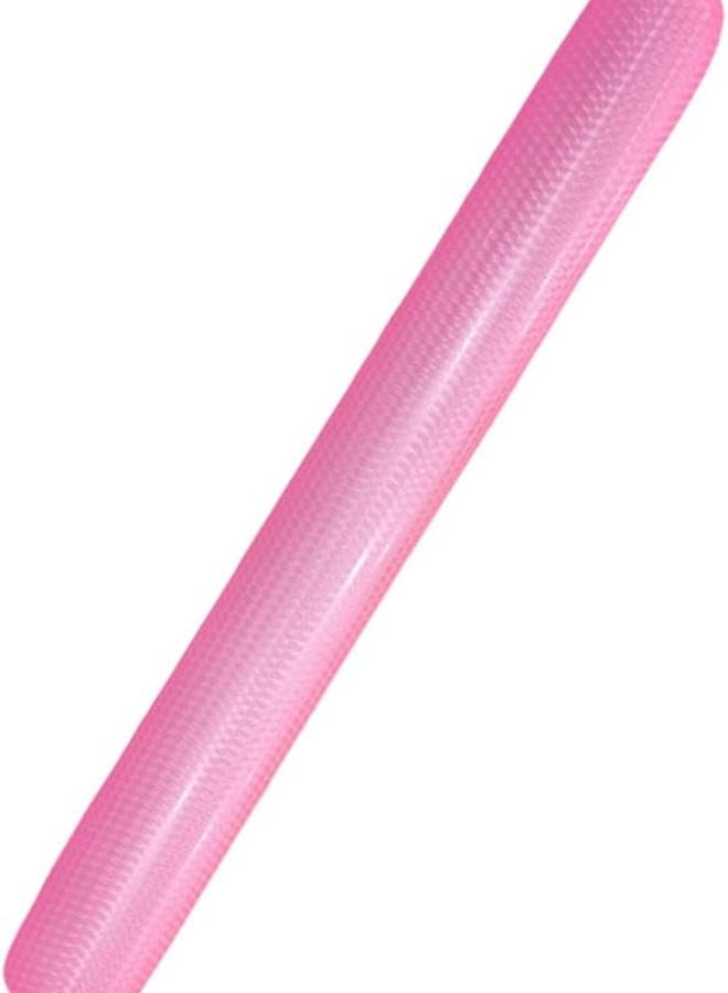 Pink Swimming Pool Noodle Inflatable Float Training Aid Water Toy for Adults Travel - Image 1