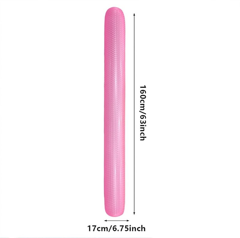 Pink Swimming Pool Noodle Inflatable Float Training Aid Water Toy for Adults Travel - Image 3