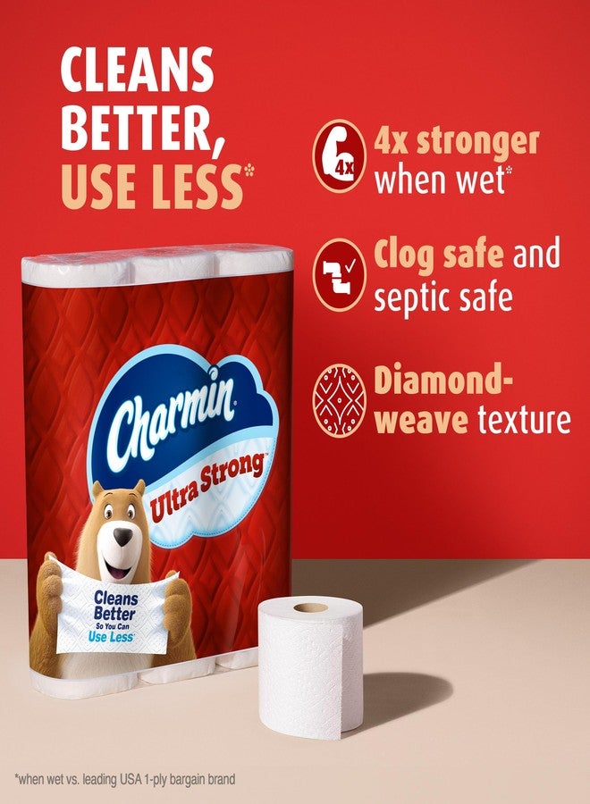 Charmin Ultra Strong Toilet Paper, 6 Mega Rolls = 24 Regular Rolls - Image 2