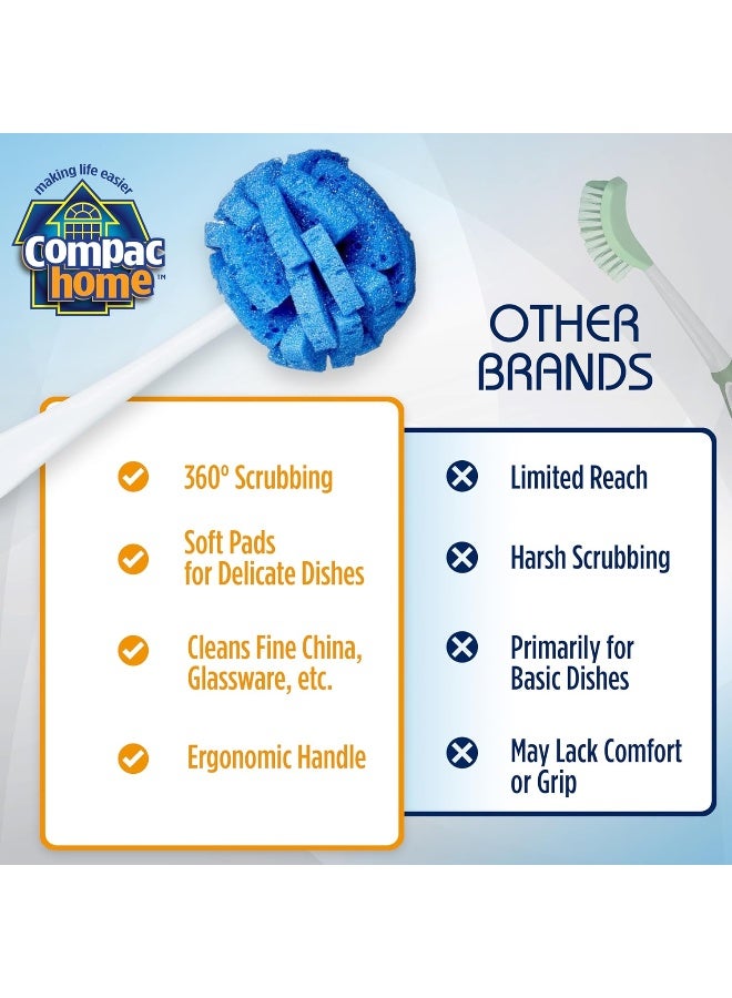 COMPAC HOME Dish Wand China Scrubbing Sponge - Image 5