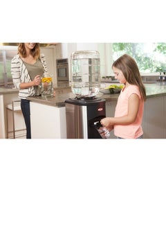 Jac Jac water dispenser, 2 taps, hot and cold, black/silver  - Image 4