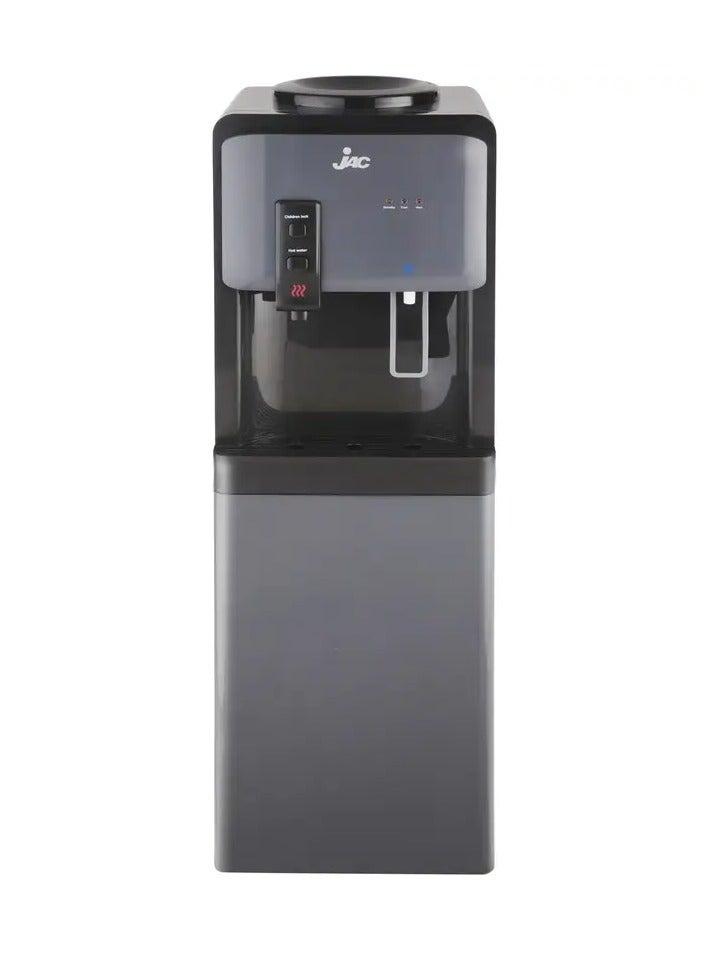 Jac water dispenser, 2 taps, hot and cold, black/silver - Image 1
