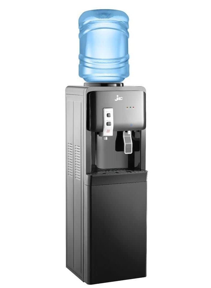 Jac water dispenser, 2 taps, hot and cold, black/silver - Image 2