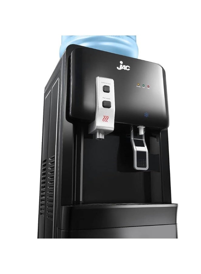 Jac water dispenser, 2 taps, hot and cold, black/silver - Image 4
