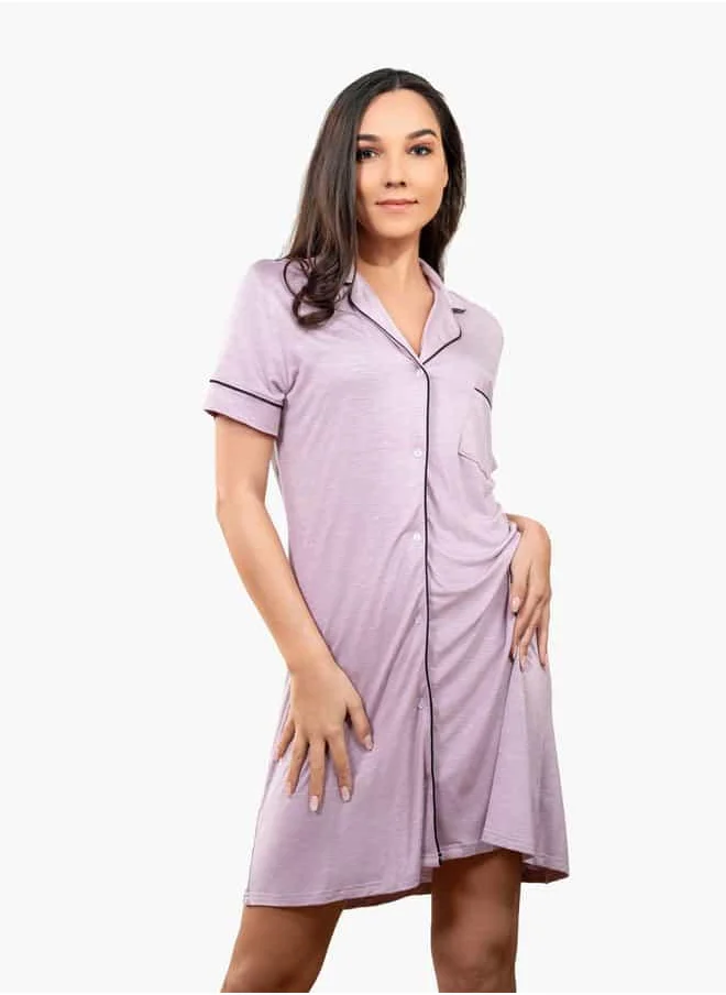 Aadaraya Ss Classic Sleep Shirt For Female