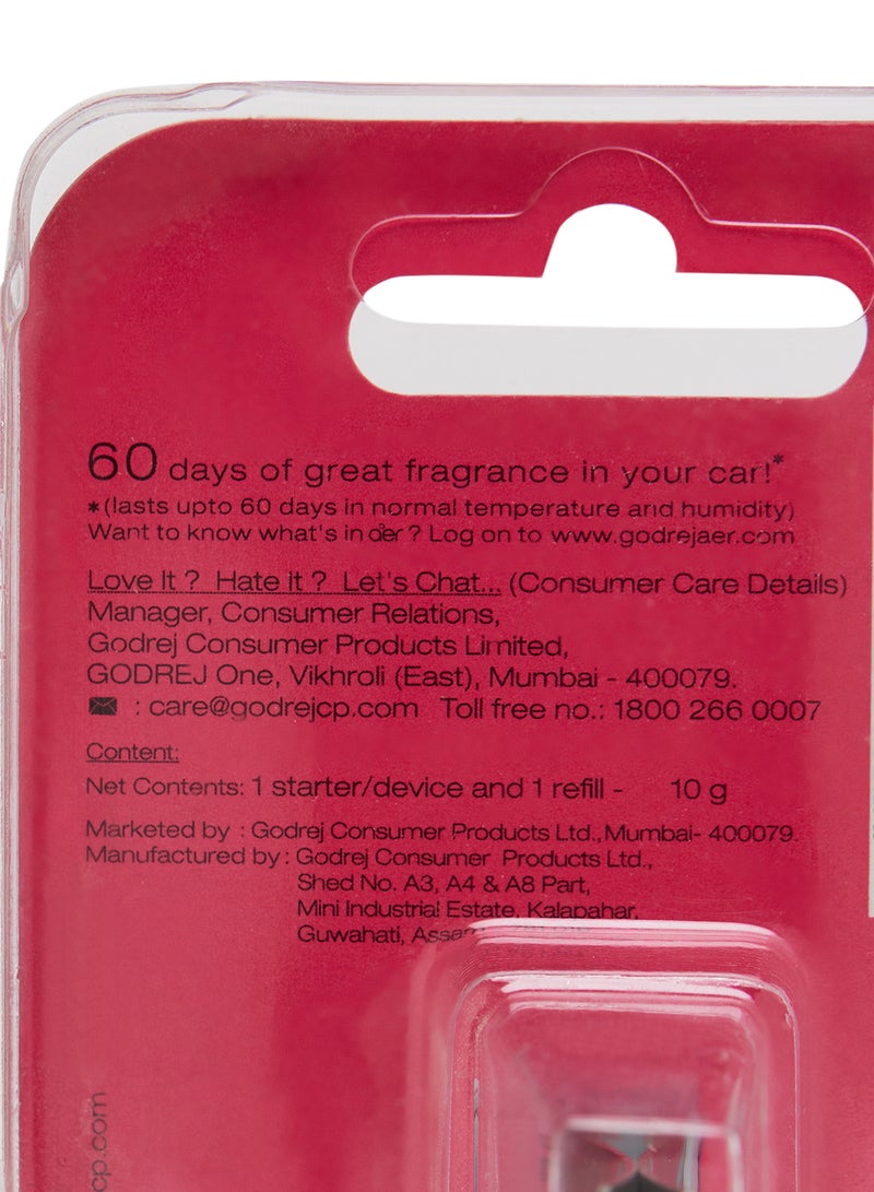 Godrej aer Click Car Vent Air Freshener Petal Crush Pink 10g - Image 3