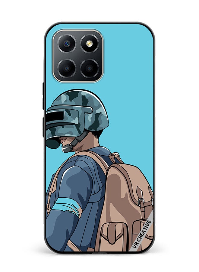 VR CREATIVE Protective Case Cover For Honor X6 Helmet And In Military Uniform Design Multicolour  - Image 1