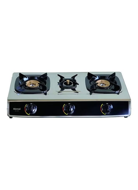 Rinnai Stainless Steel 3 Burner Table Gas RV-310RI Silver