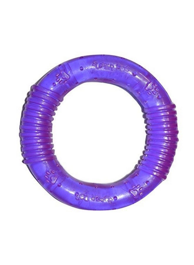 Dog Rubber Dental Chew Ring Toy - (Chew Ring Toy) | Interactive Teeth Cleaning, Playing, Training, And Fetch Toys | Small To Medium Dogs | Good Dental And Gum Health For Your Pet - Image 2