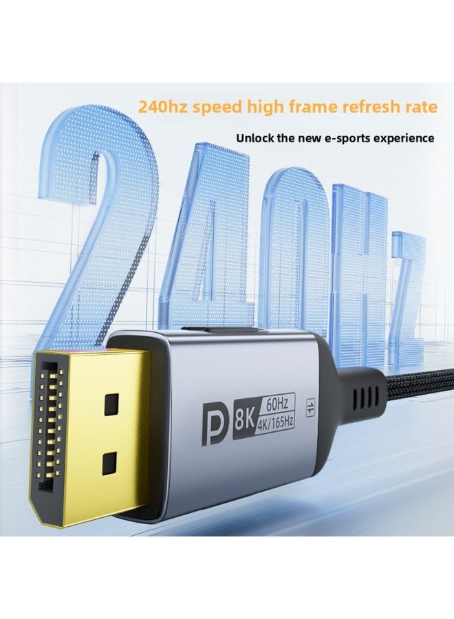 Jessen Type-c To Dp Line 8k60hz Usb C To Dp Mobile Phone Conversion Line Dp To Type-c Same Screen Line-Color:A144 Type-c/dp Cable 1.4 Version 8k 【single Transfer】 1.5m - Image 2