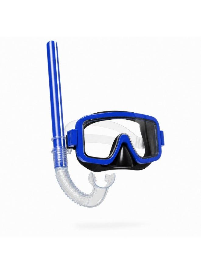 Premium Snorkel Set - Anti-Fog Diving Mask & Easy-Breathe Dry Top Snorkel Gear for Swimming and Water Sports (Adults & Kids) - Image 1