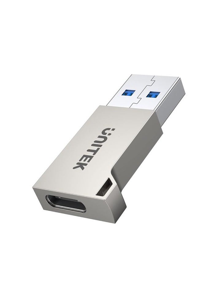 UNITEK UNITEK USB 3.0 to USB-C Adapter – High-Speed Data Transfer and Charging Solution for Laptops, Smartphones, and Tablets – Compatible with MacBook, iPad Pro, Samsung Galaxy, and More  - Image 1