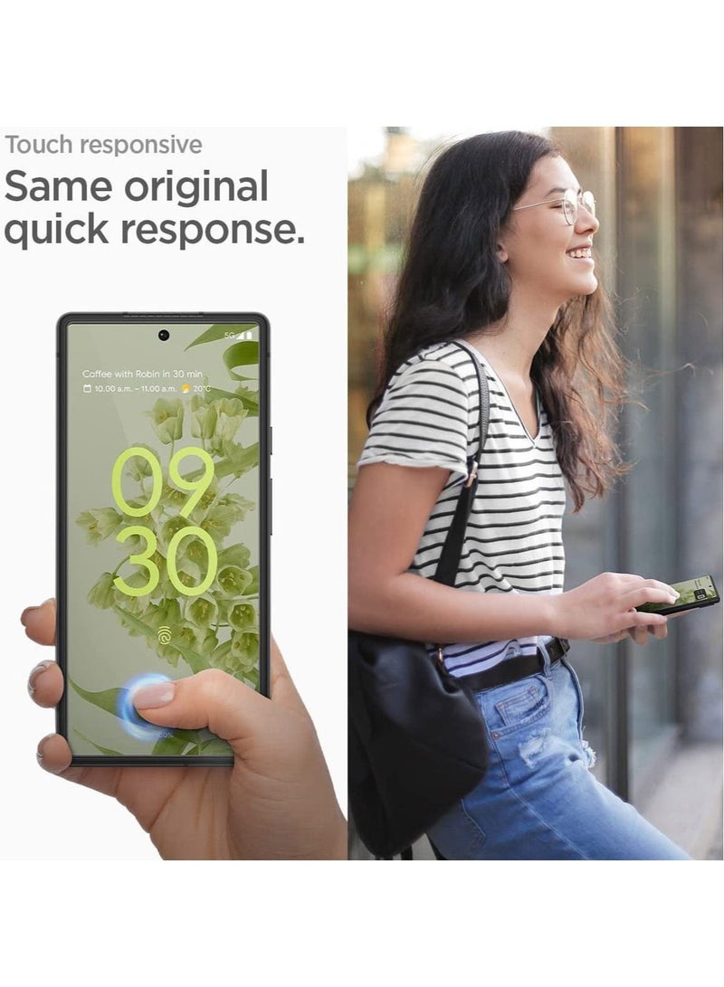 Spigen GLAStR Align Master for Pixel 6 Screen Protector Premium Tempered Glass - [Full Cover - 1 Pack] - Image 5