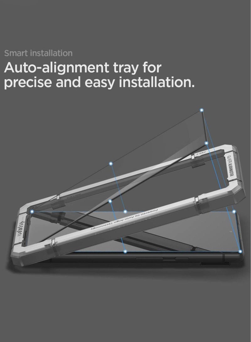 Spigen GLAStR Align Master for Pixel 6 Screen Protector Premium Tempered Glass - [Full Cover - 1 Pack] - Image 3