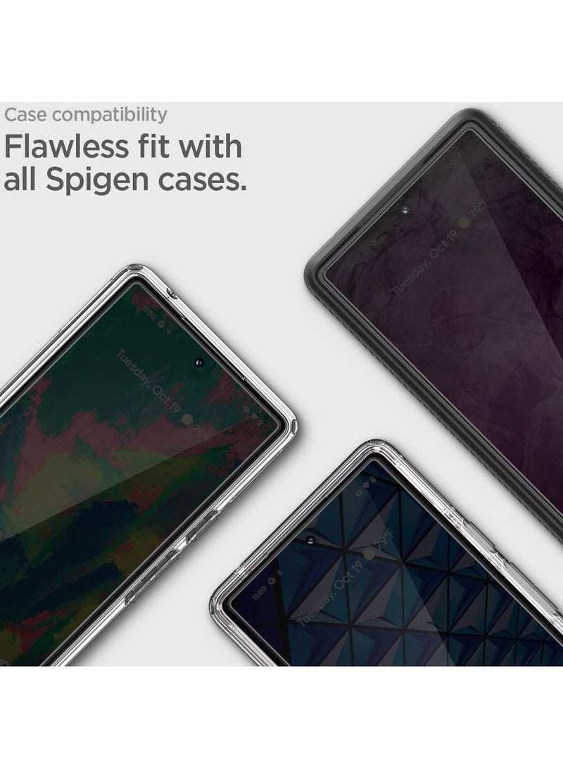 Spigen GLAStR Align Master for Pixel 6 Screen Protector Premium Tempered Glass - [Full Cover - 1 Pack] - Image 4