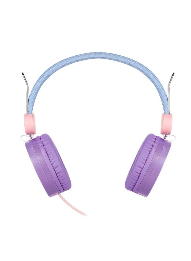 SMD Disney Princess Auxiliary Headphones with Stickers | Wired kids headphones with princess theme, aux connectivity, comfortable ear cushions, adjustable headband, and included stickers for fun personalization - Image 2